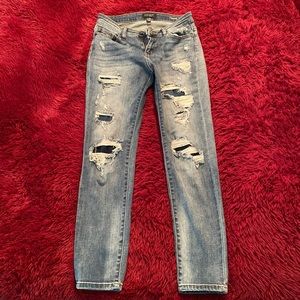 Judy Blue ‘Blue’ Patched Jeans